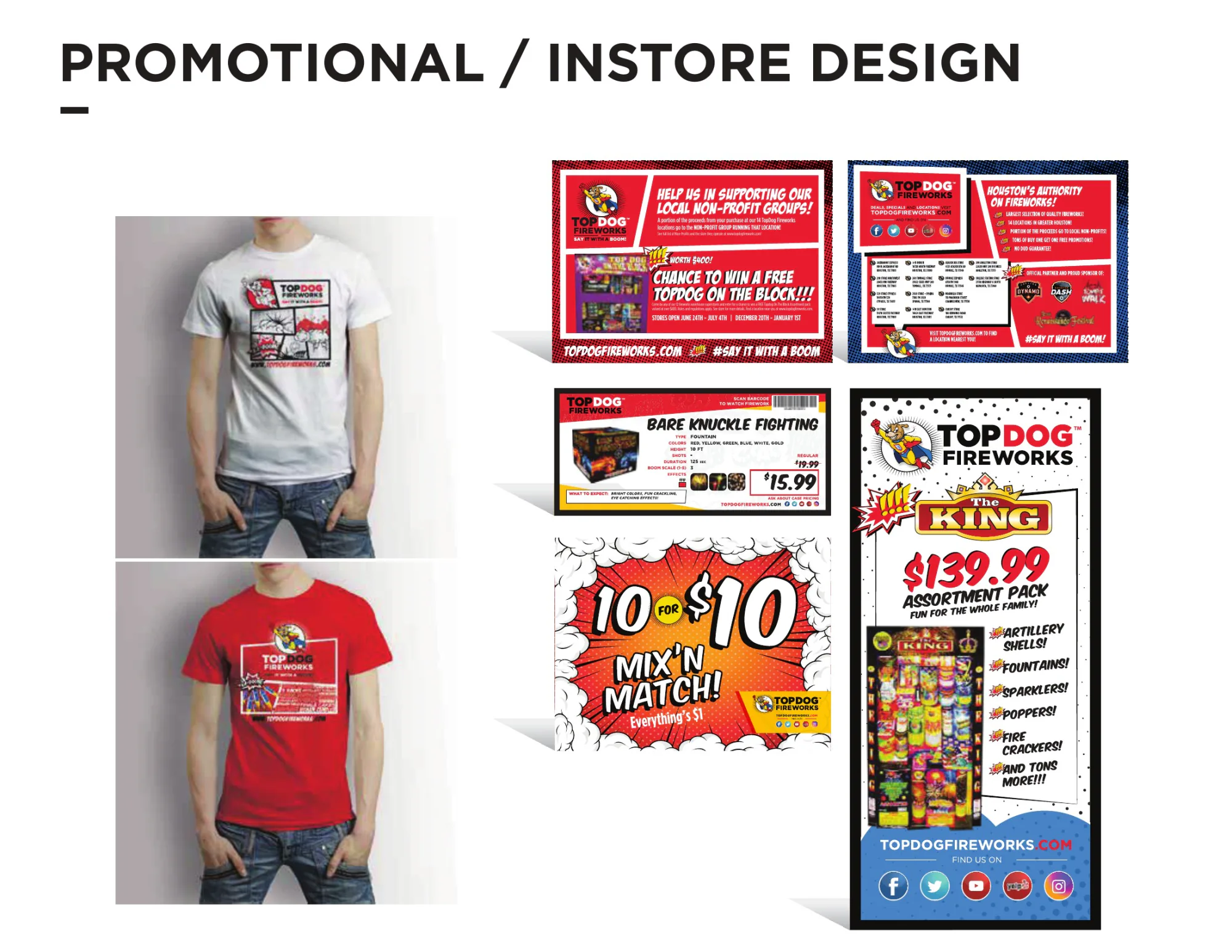 Branding and graphic design portfolio sample 6 by Light Sketch Creative, Houston