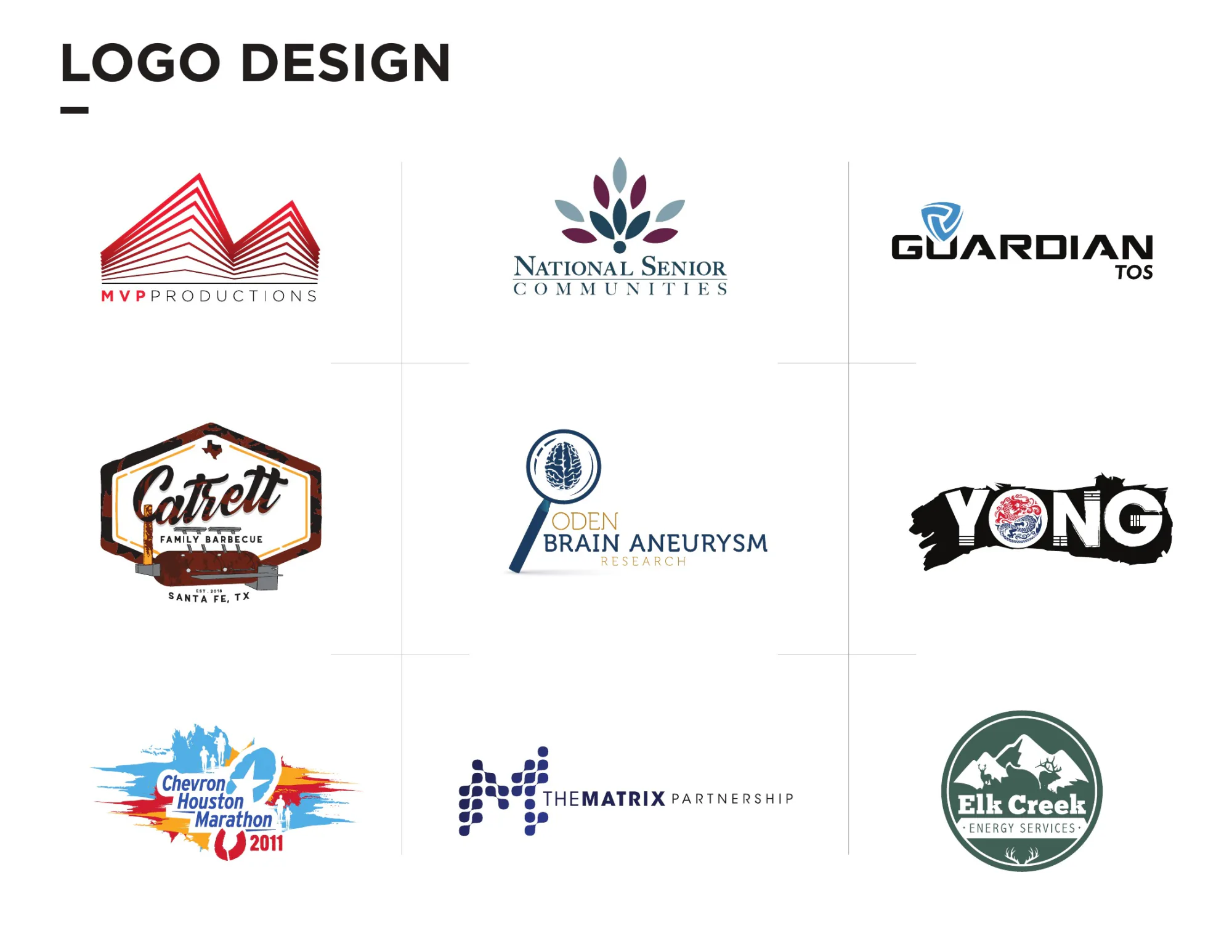 Branding and graphic design portfolio sample 1 by Light Sketch Creative, Houston