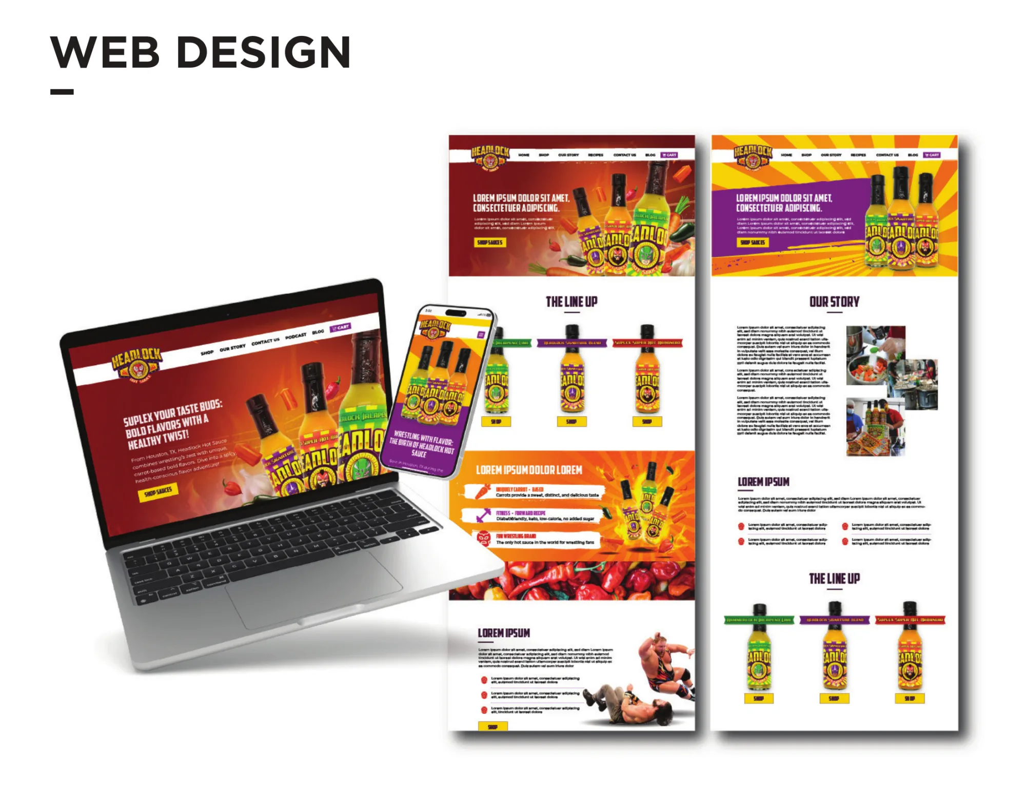 Branding and graphic design portfolio sample 5 by Light Sketch Creative, Houston